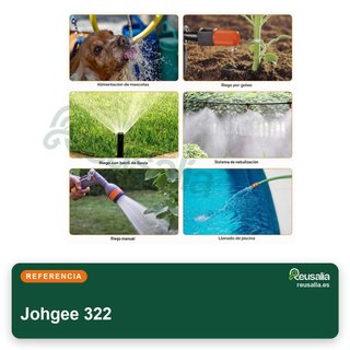 Johgee temporizador riego automático jardín