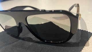 Gafas de sol Versace negras espejadas