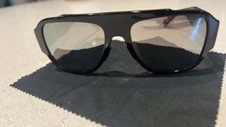 Gafas de sol Versace negras espejadas