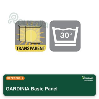 GARDINIA tenda a pannello opaca lavabile bianca
