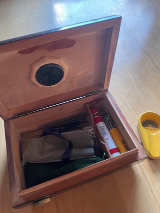 Humidificador y Cenicero Cohiba Cuba