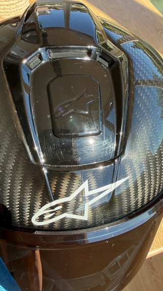 Casco Alpinestar Supertech R10 Carbono Talla S