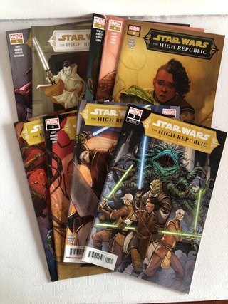 lote star wars the high republic nº 1 al 9 - marve