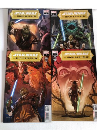 lote star wars the high republic nº 1 al 9 - marve