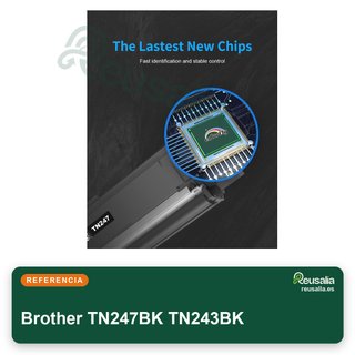 Brother TN247BK TN243BK Pack 2 tóner compatible