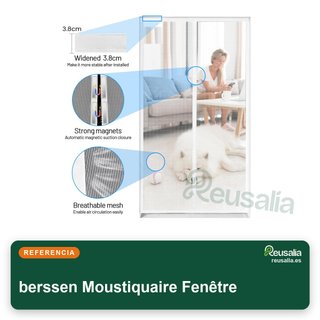 Mosquitera puerta magnética cierre [XC82]