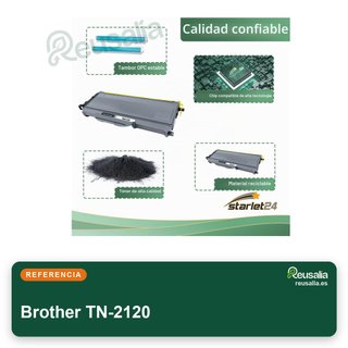 Tóner compatible Brother TN-2120 láser