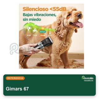 Gimars cortapelos perros inalámbrico recargable