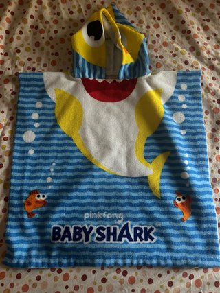 Accappatoio neonato Baby Shark