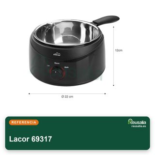 Lacor 69317 baño maría 1L 50W acero
