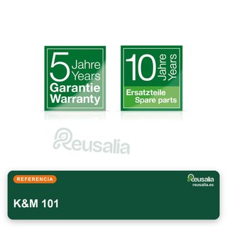K&M 101 atril plegable resistente acero negro