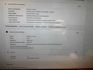 Ordenador HP All-in-One 24" TÁCTIL - Intel i3 / 8G