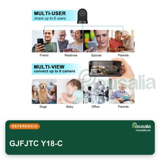 Cámara mini WiFi carga inalámbrica HD