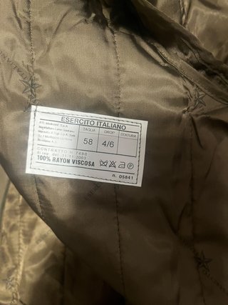 Impermeabile Esercito Italiano Verde Oliva