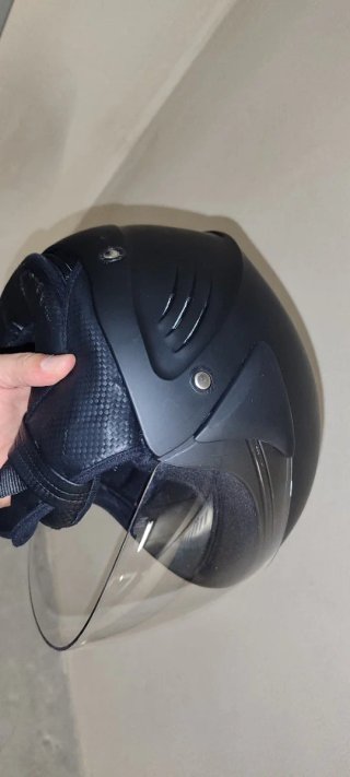 Casco Moto Jet KYT Negro