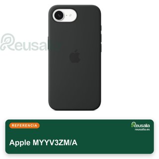 Apple funda silicona protección gris piedra
