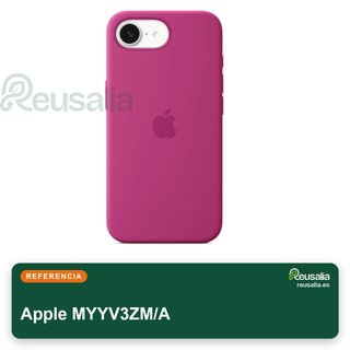 Apple funda silicona protección gris piedra
