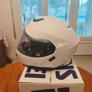 Shoei Neotec 3 blanco talla M + acolchado M5