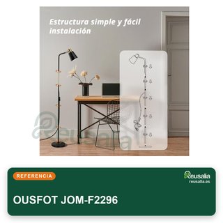 OUSFOT lámpara de pie vintage metal