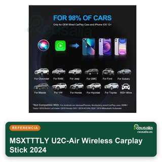 Adaptador inalámbrico CarPlay para coche iOS