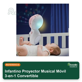 Infantino móvil proyector luz nocturna bebé