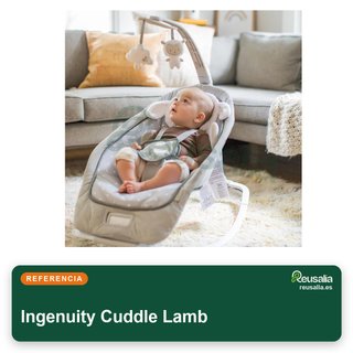 Ingenuity Cuddle Lamb hamaca mecedora bebé
