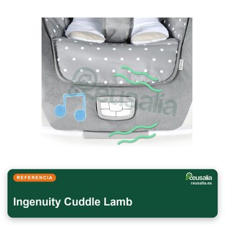Ingenuity Cuddle Lamb hamaca mecedora bebé