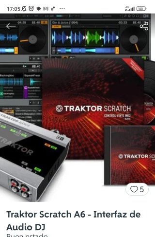 Traktor Scratch A6 - Interfaz Audio DJ