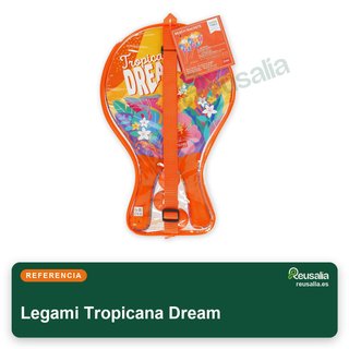 Legami Tropicana Dream raquetas playa madera funda