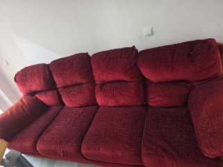 Sofá Vintage  Burdeos