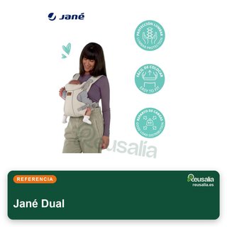 Jané Dual mochila portabebé ergonómica acolchada