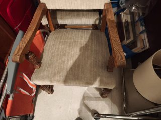 Mesa extensible y 6 sillas comedor madera roble