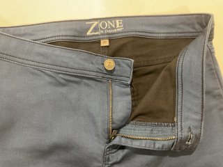 Pantaloni Zabaione blu in cotone