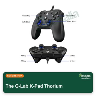 The G-Lab K-Pad Thorium mando gaming pc ps3