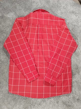 Camisa Tommy Hilfiger cuadros roja Talla L