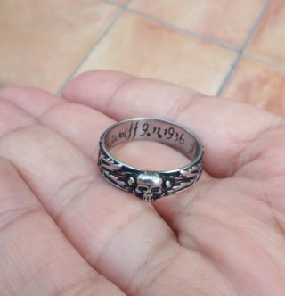 Anillo Honor Calavera