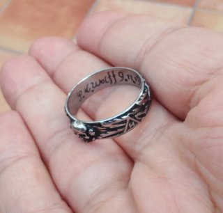 Anillo Honor Calavera