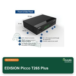 EDISION Picco T265 Plus receptor DVB-C USB