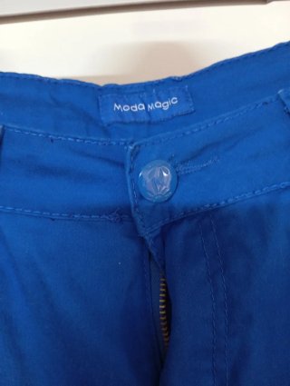 Pantalones Moda wagra azules talla 44.