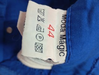 Pantalones Moda wagra azules talla 44.