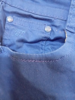 Pantalones Moda wagra azules talla 44.