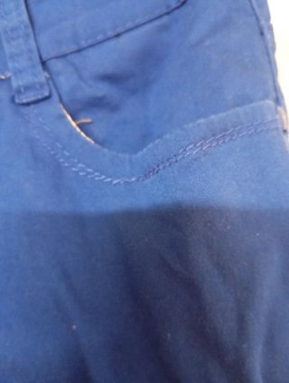 Pantalones Moda wagra azules talla 44.