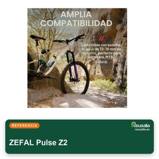 ZEFAL Pulse Z2 portabidones bicicleta MTB