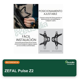 ZEFAL Pulse Z2 portabidones bicicleta MTB