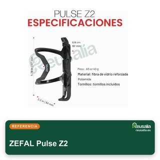 ZEFAL Pulse Z2 portabidones bicicleta MTB