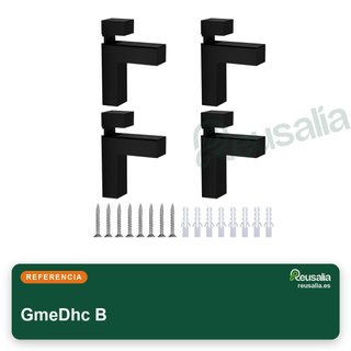 Escuadras soporte estante vidrio zinc
