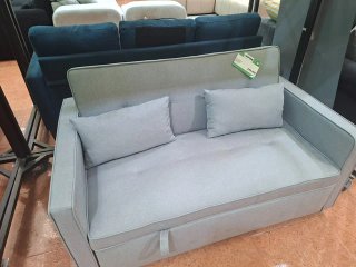 Sofá Cama Gris Tela