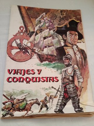 álbum "Viajes y Conquistas", editado por Editorial