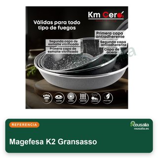 Magefesa K2 Gransasso juego sartenes 18-24cm