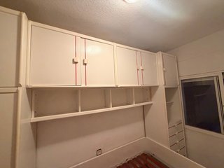 Dormitorio de madera completo modular blanco